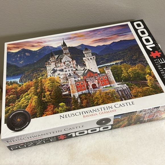NWT Eurographics Neuschwanstein Castle Puzzle - Picture 2 of 2